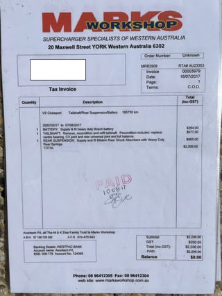 1996 HSV VS Clubsport - Build No.1289