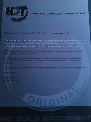 1982 VH Group 3 Brock Commodore #676