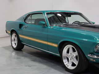 1969 Ford Mustang Mach 1 351ci Windsor - Silver Jade Metallic