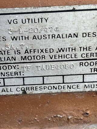 1973 Chrysler VJ Valiant Charger 770 E55 340ci V8 - Sandstone