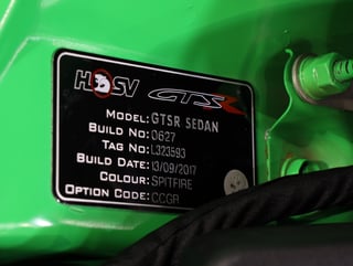 2017 HSV GTSR - Spitfire Green 0064 km …