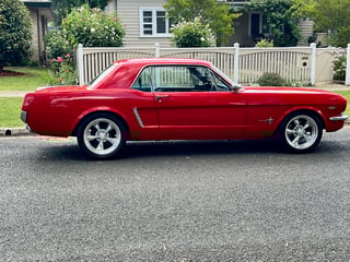 1965 Ford Mustang Hardtop - Rangoon Red
