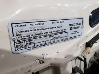 1971 Valiant VG Regal Coupe