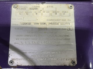 1971 Ford XY Falcon 500 6cyl Top Loader - Wild Violet Sunroof