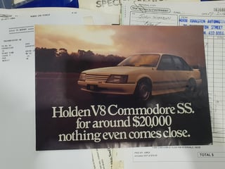 1985 VK HDT Commodore SS Group 3 - 21,000 klms