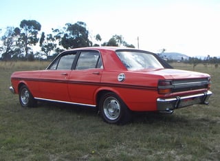 1971 XY GT Falcon Vermillion Fire