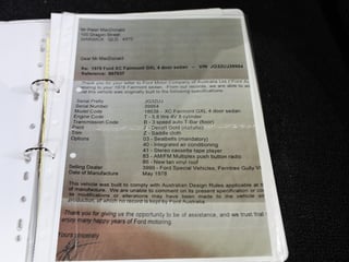 1978 Ford XC Fairmont GXL 351 V8 Power Pack - 3999 Ford Special Vehicles