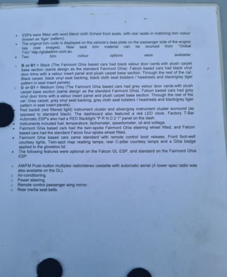 1981 Ford XD Fairmont Ghia ESP 5.8 Litre V8