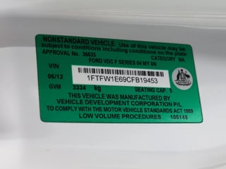 2012 Ford F150 Harley Davidson Limited Edition Build No. 1551