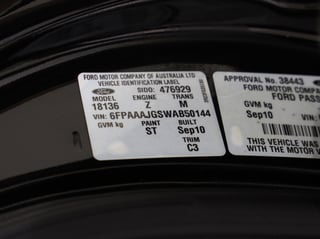 2010 FPV FG GT Build No 16 - 6 Speed Manual in Silhouette 