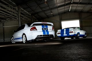 1978 Falcon XC Cobra #66 and FPV BFII Cobra GT #66