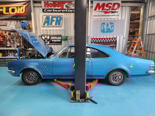 1969 HK GTS Monaro - Bright Blue Metallic 