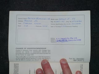 1988 HSV VL SS Group A Walkinshaw Build No.397