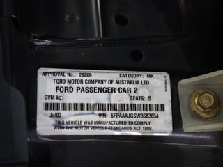 2003 FPV BA GT-P Build No 280 - Blueprint 20,024 km