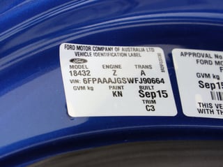 2015 Ford FGX XR8 Premcar SVT Holy Grail Build No 8 - Kinetic Blue