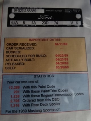 1969 Mustang Boss 302