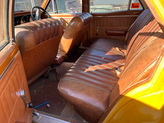 1971 Ford XY Falcon 500 GS 6cyl 250ci 2V - Toploader -Yellow Ochre 