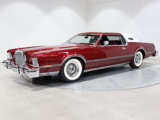 1976 Lincoln Continental Mark IV - Dark Red Moondust Metallic
