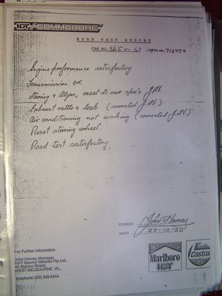 VC HDT Brock Commodore #365