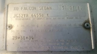 1981 XD Fairmont Ghia ESP 351