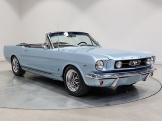1966 Ford Mustang Convertible GT - 289 4V - Silver Blue
