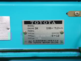 1978 Toyota KE30 Corolla CS - 4sp Man Turquoise