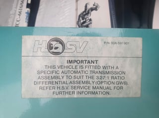 1993 HSV VP Clubsport 5000i