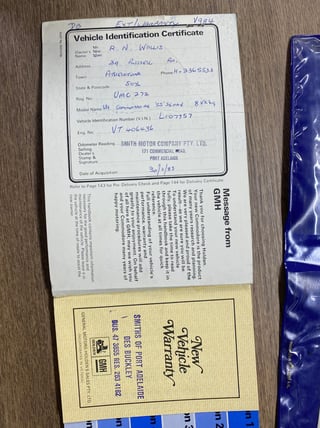 1983 VH HDT SS Group 3 Brock Commodore - 29,845 km