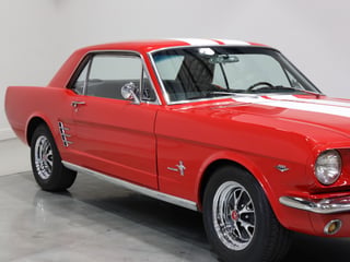 1966 Ford Mustang Coupe 289ci LHD- Candy Apple Red