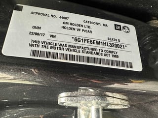 2017 VF Series II Holden Commodore Motorsport Edition No. 453
