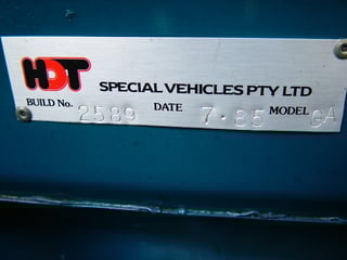 HDT VK Group A Brock Commodore #321{SOLD}