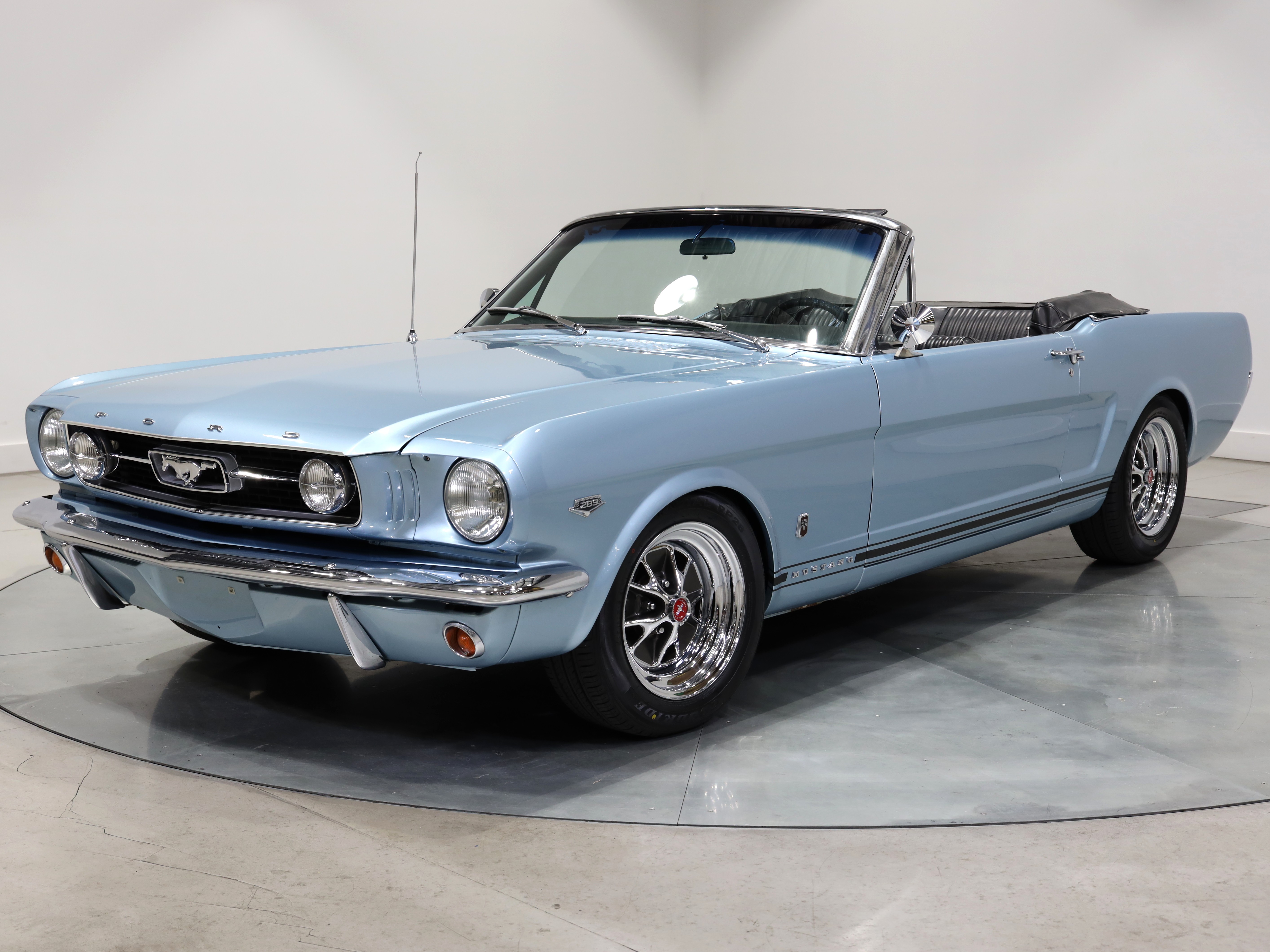 1966 Ford Mustang Convertible GT - 289 4V - Silver Blue - Image 189783