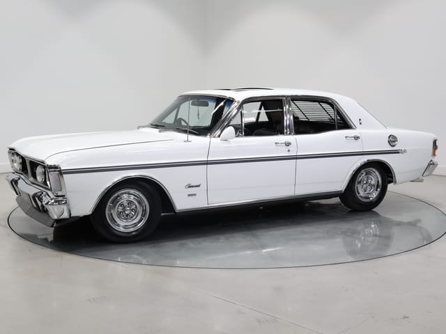 1971 Ford XY Fairmont GS 351 K-Code - Ultra White - Image 136446