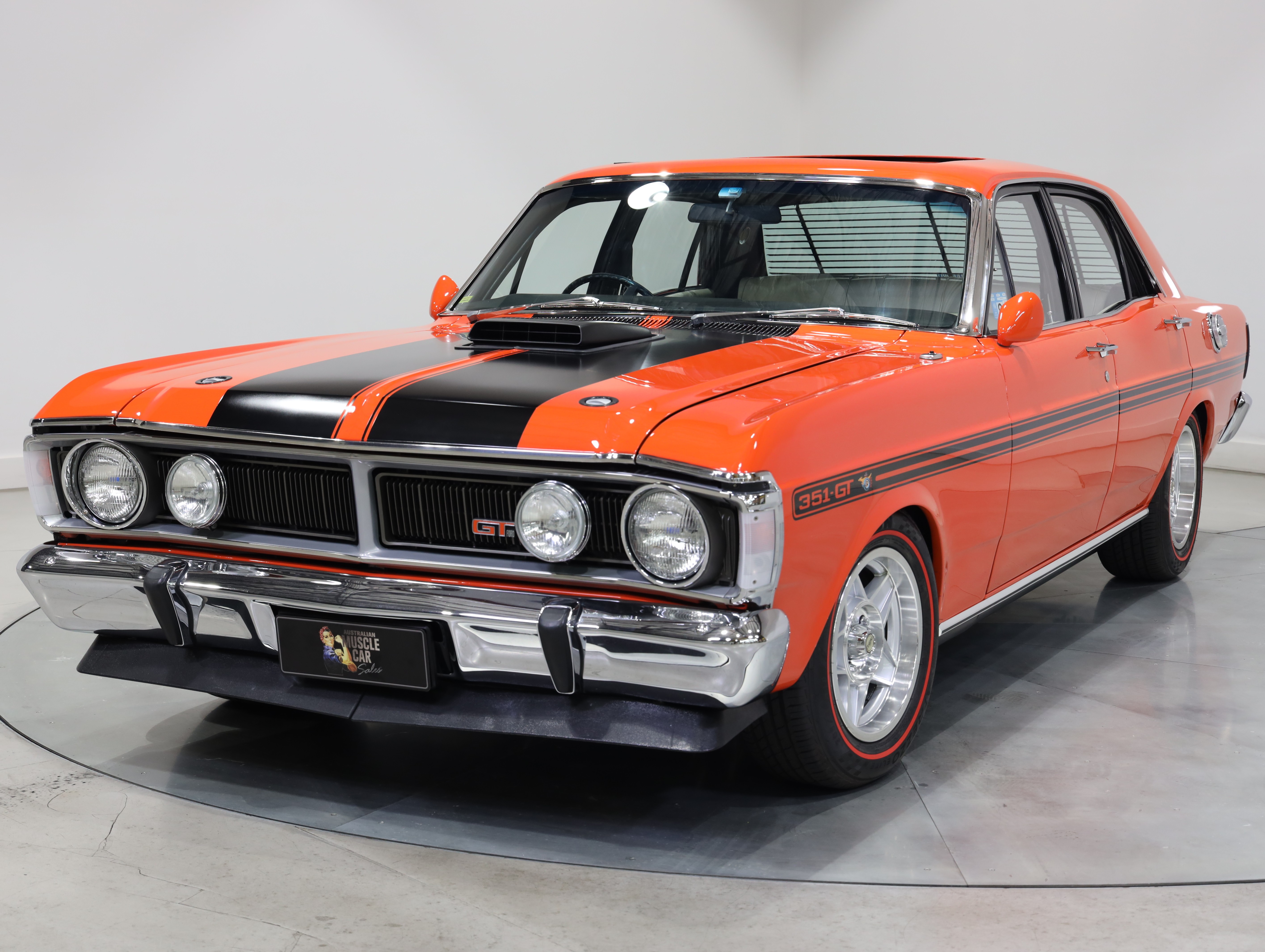 1970 Ford Falcon XY GT-HO Replica - Vermilion Fire Sunroof! - Image 202592