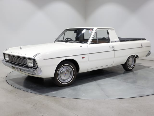1971 Chrysler VG Valiant Wayfarer Utility 318ci Fireball V8 - Bondi Bleach White - Image 212180
