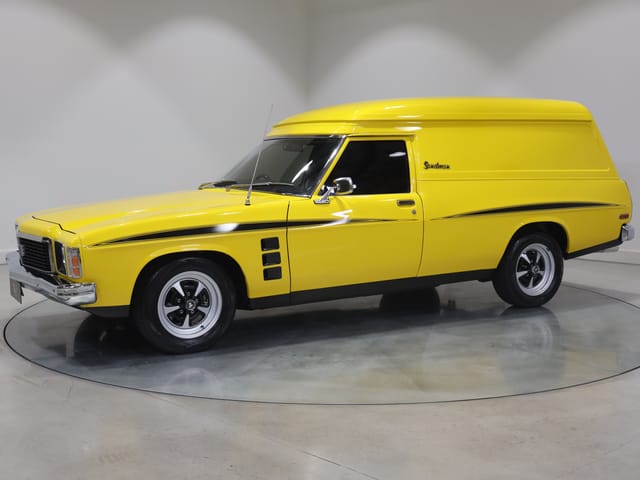 1975 Holden HJ Sandman Panel Van 308ci 4spd  - Absinth Yellow - - Image 173592