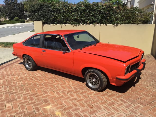 1976 Holden LX Torana SS Hatchback 5.0L  - Mandarin Red - Image 180805