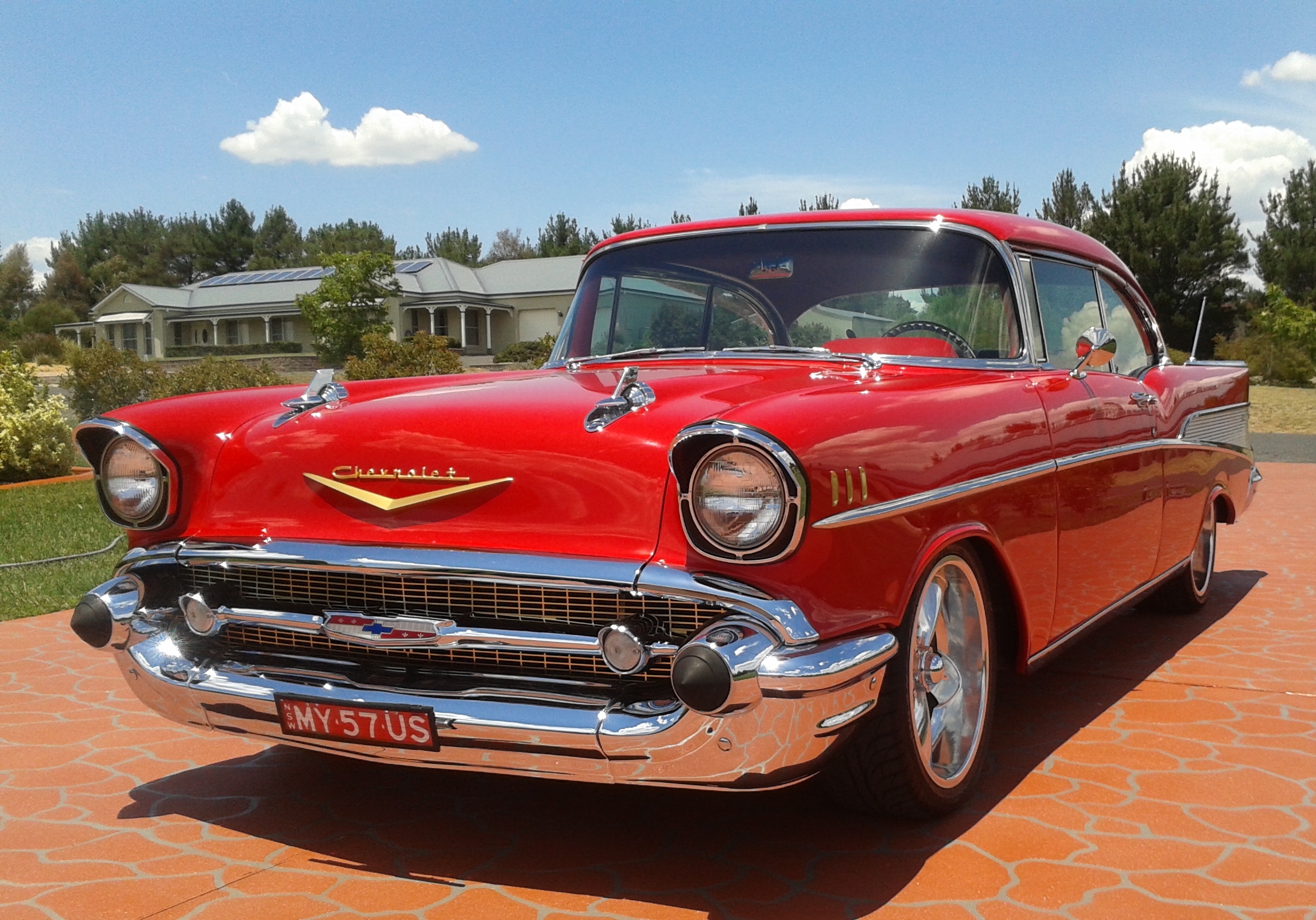 1957 Belair 2 door Pillarless - Image 47059