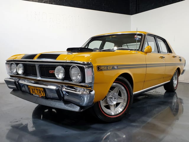 1971 XY Falcon GTHO Phase 3 Replica - GOLDE SUNROOF - Image 94926