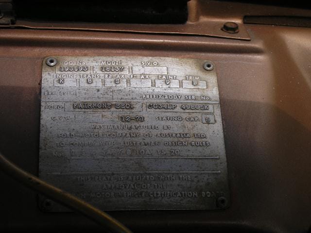 1971 XY Fairmont 351 - Image 5330