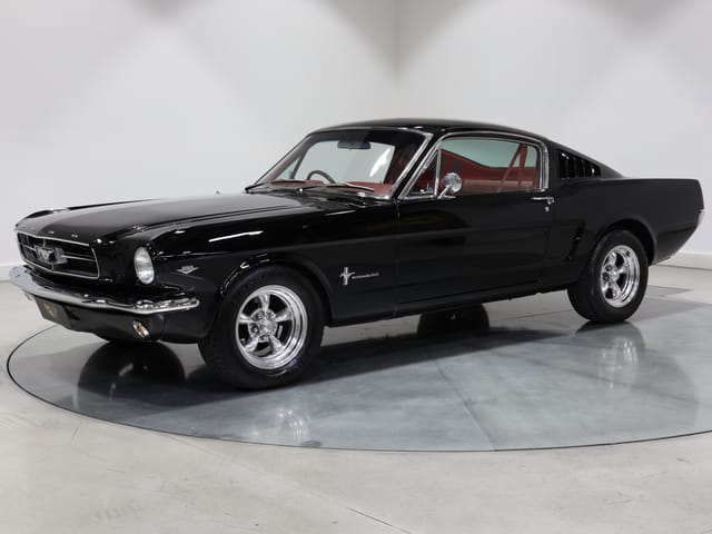 1965 Ford Mustang Fastback 2+2 289ci HiPo - Raven Black - Image 165261