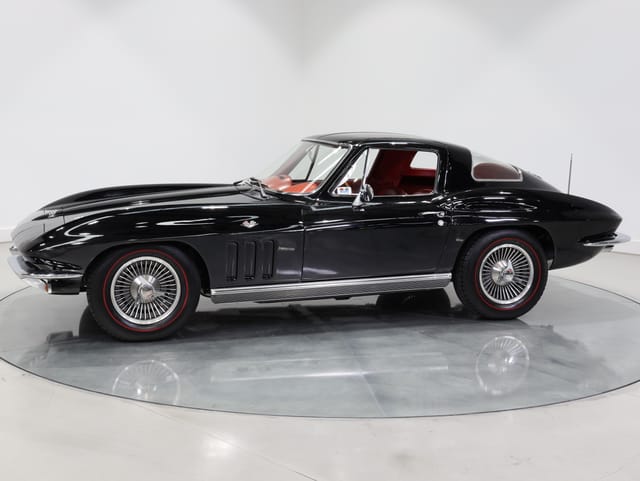 1966 Chevrolet Corvette Sting Ray 327 - Tuxedo Black - Image 125490