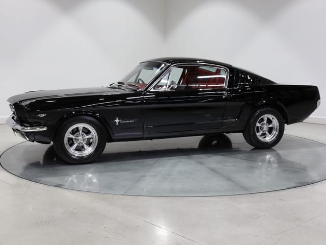 1965 Ford Mustang Fastback 2+2 289ci HiPo - Raven Black - Image 165264