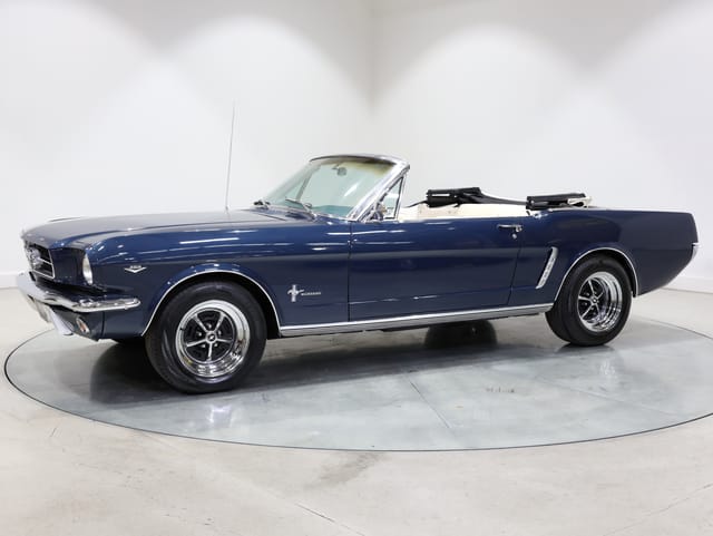 1965 Ford Mustang Convertible 289ci 4sp Man - Caspian Blue - Image 218542