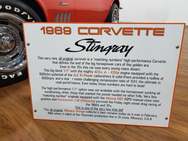 1969 Corvette Roadster 427ci 435hp Tri-Power Manual - Image 76532