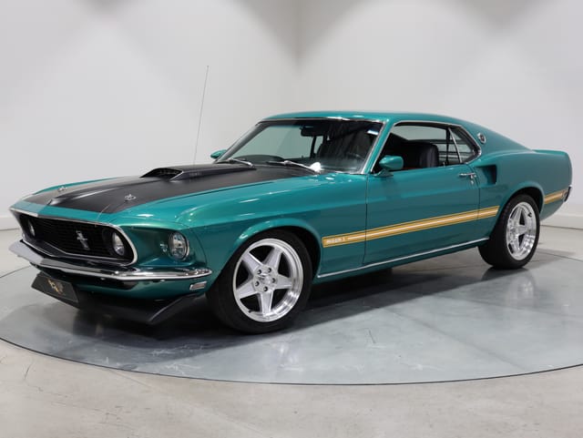 1969 Ford Mustang Mach 1 351ci Windsor - Silver Jade Metallic - Image 211011