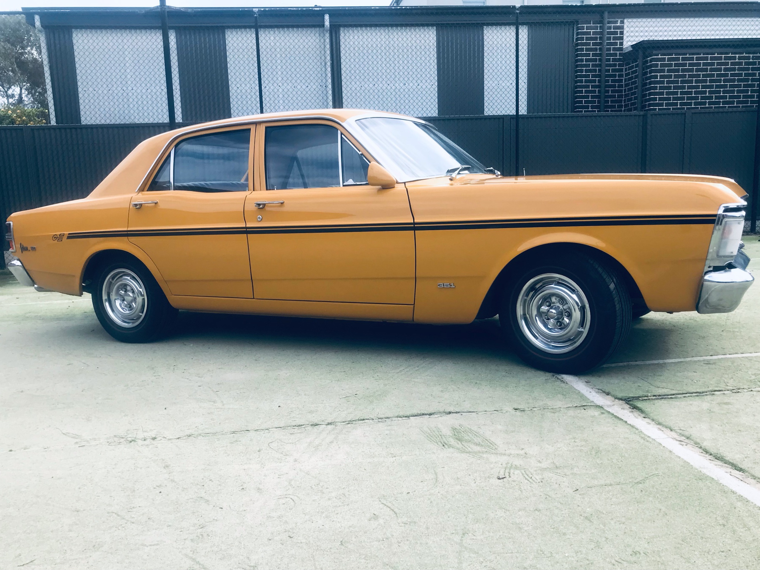 1971 Ford Falcon XY GS 351 K- Code - Yellow Ochre - Image 165484