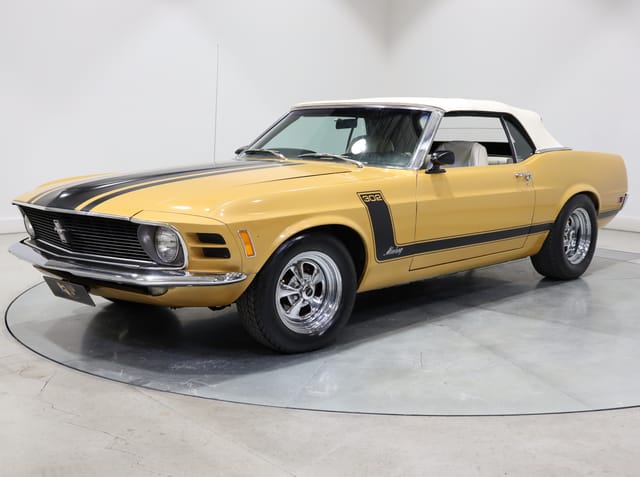 1970 Ford Mustang Convertible 302ci - Bright Gold  - Image 212038