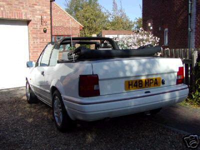 1991 Mark 4 Ford Escort XR3i Cabriolet - Image 9097