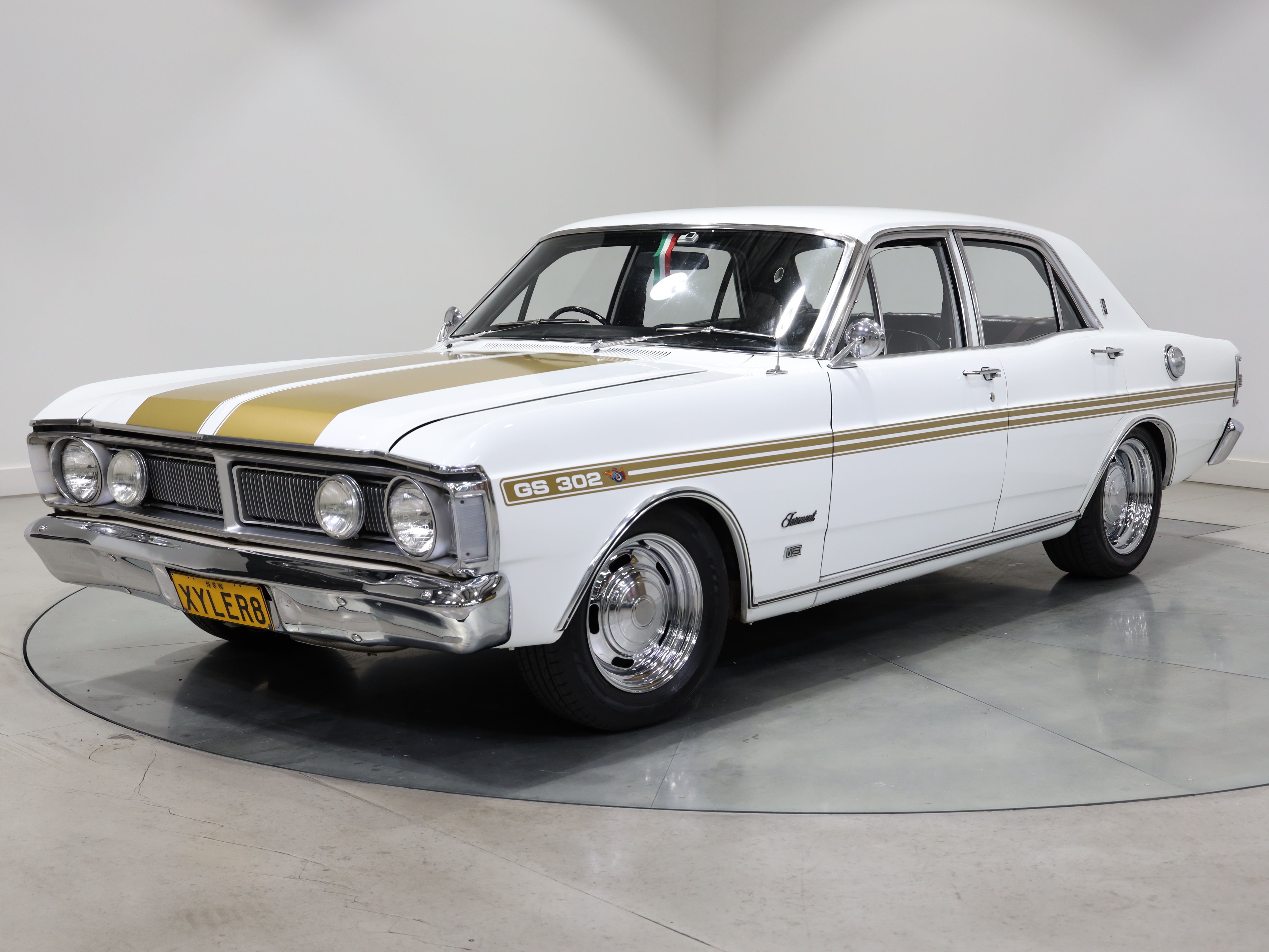 1971 Ford XY Fairmont 302ci Windsor - Ultra White - Image 194276